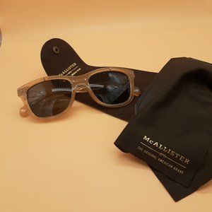 McCallister Honey Brown/Gray Sunglasses (never worn)